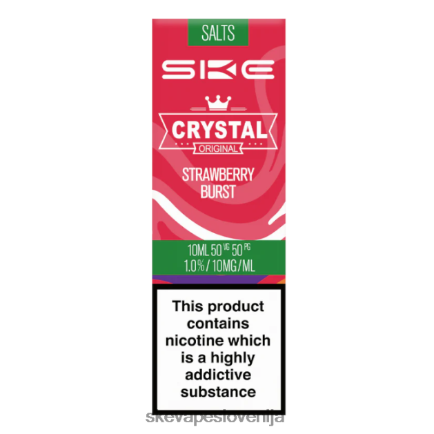 SKE kristalna sol - 10 ml 0482ZF118 jagoda poči | SKE Vape Review